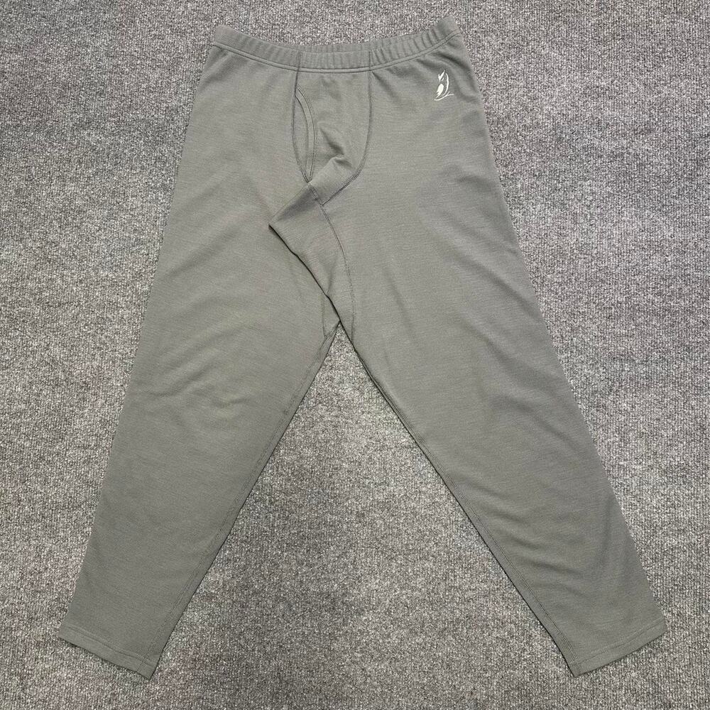 Outdoor Vitals Mens Dragonwool Zipoff Long John Thermal Pant Merino Wool Blend M